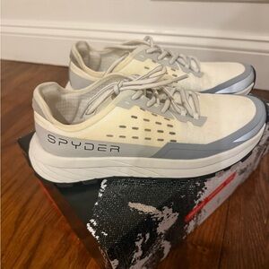 Women's Spyder White and Gray Running Shoes